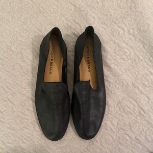 Lucky Brand Women's Dark Leather Flats